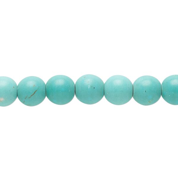 Magnesite 1pkg1, round bead 15 inch 7-8mm image number 0