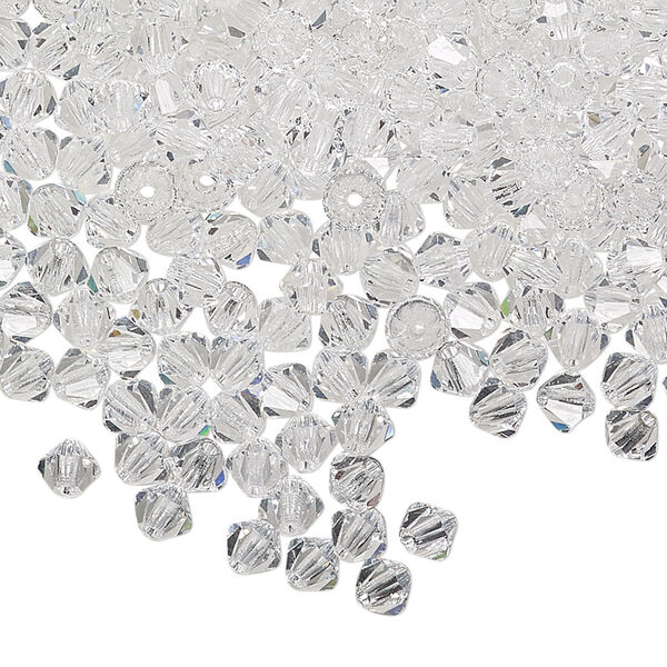 Bead 144pk crystal, Preciosa Czech crystal 4mm bicone image number 0