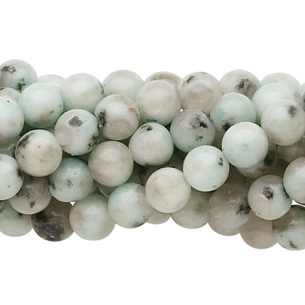 Sesame jasper 1pkg10, round bead natural C grade, 15.5-16 inch 6mm image number 0
