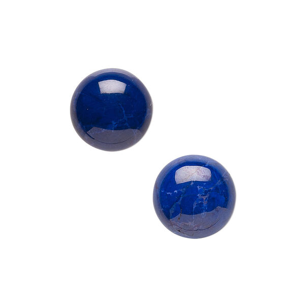 Howlite 1pkg6, calibrated round cab 12mm image number 0