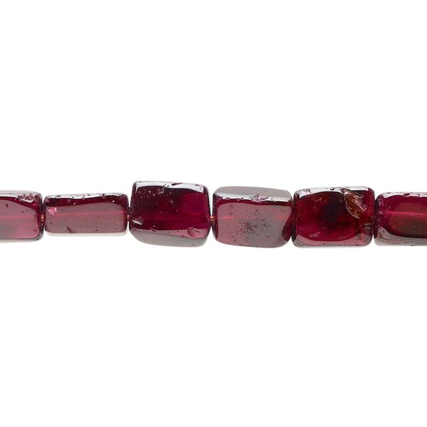 Rhodolite garnet 1pkg1, hand-cut faceted nugget bead 15.5-16 inch mini to small image number 0