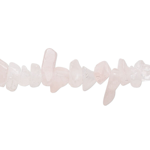 Rose quartz 1pkg1, chip bead natural B grade, 32 inch medium image number 0