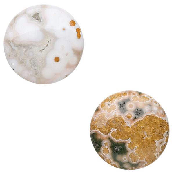 Ocean jasper 1pkg1, calibrated round cab natural 20mm image number 0