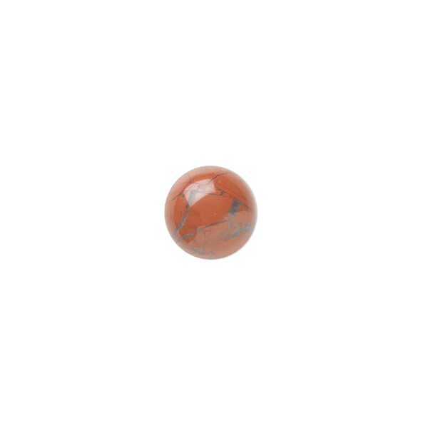 Red jasper 1pkg10, calibrated round cab natural 8mm image number 0