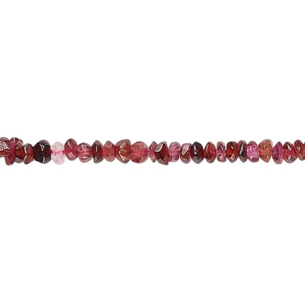 Garnet rhodolite 1pkg1, hand-cut faceted rondelle bead 12 inch 3x1mm-4x3mm image number 0