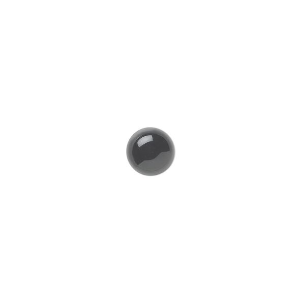 Black onyx 1pkg16, calibrated round cab 6mm image number 0