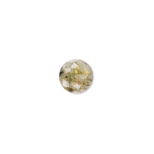 Labradorite 1pkg1, calibrated cube-cut round cab natural B grade, 10mm image number 0