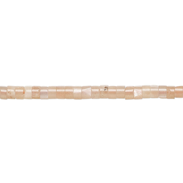 Sunstone 1pkg1, heishi bead natural 8 inch 3x1.5mm-3x2.5mm image number 0