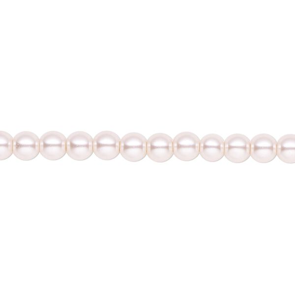 Pearl 2pk light pink, Celestial Crystal® 4mm round 15.5-16 inch image number 0