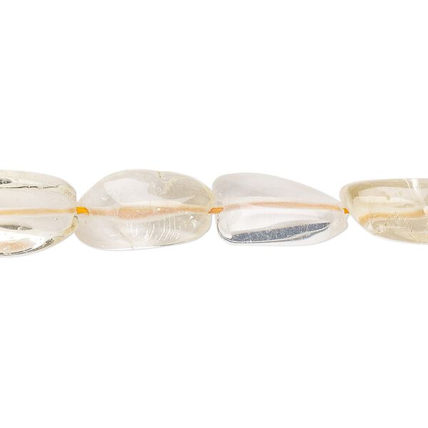 Citrine 1pkg1, tumbled nugget bead 14 inch small image number 0