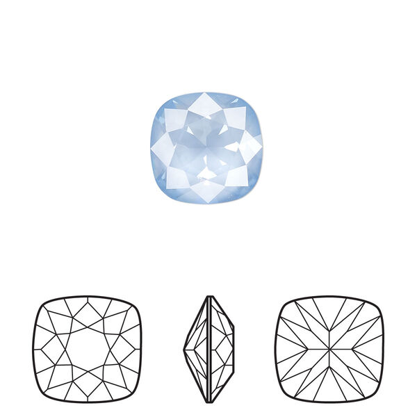 Fancy stone 1pk crystal sky ignite, Crystal Passions® 12mm cushion 4470 image number 0
