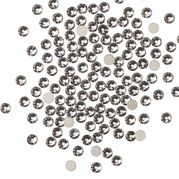 Flat back 144pk rose foil back, Crystal Passions® 2.5-2.7mm rose round SS9 2058 image number 0