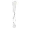 Rainbow moonstone 1pkg1, hand-cut top-drilled 2-sided carved nautilus bead natural 20x15mm image number 1