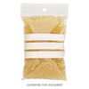 Bag, Tite-Lip™, plastic, white and clear, 4x2-3/4 inch top zip. Sold per pkg of 100. image number 0