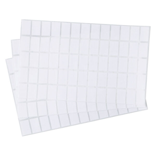 Adhesive label, paper, white, 5/8 x 3/8 inch rectangle. Sold per pkg of 1,040. image number 0