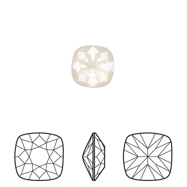 Fancy stone 2pk crystal linen ignite, Crystal Passions® 10mm cushion 4470 image number 0