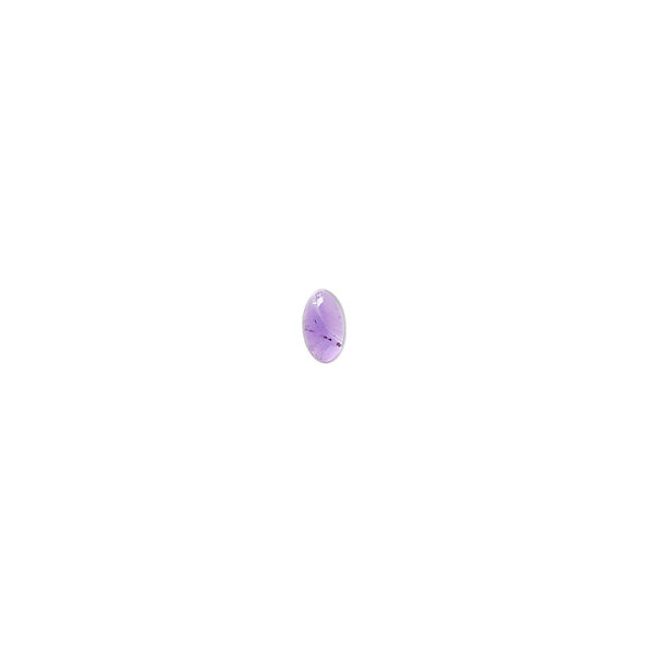 Amethyst 1pkg6, hand-cut calibrated oval cab natural B grade, 5x3mm image number 0
