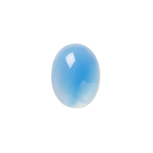 Blue agate 1pkg4, calibrated oval cab 16x12mm image number 0