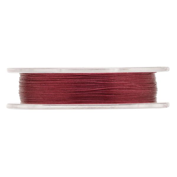 Thread, One-G™, nylon, pkg/125 yards, burgundy, size 0. image number 1