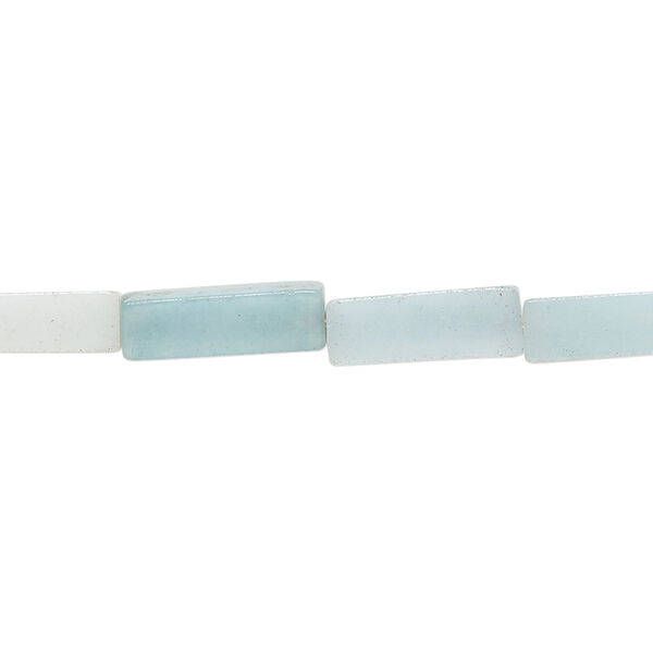 Amazonite 1pkg1, square tube bead natural 15.5-16 inch 13x4mm image number 0