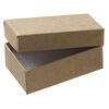 Paper / "cotton" (polyester) 1pkg10, rectangle box kraft 2.5x1.5x.88 inch image number 0