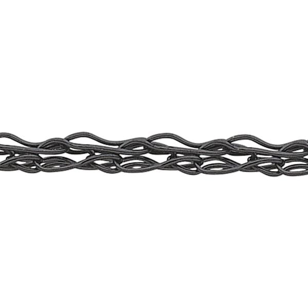 Wire, enamel and copper, black, 1.5mm knit. Sold per 25-foot spool. image number 0