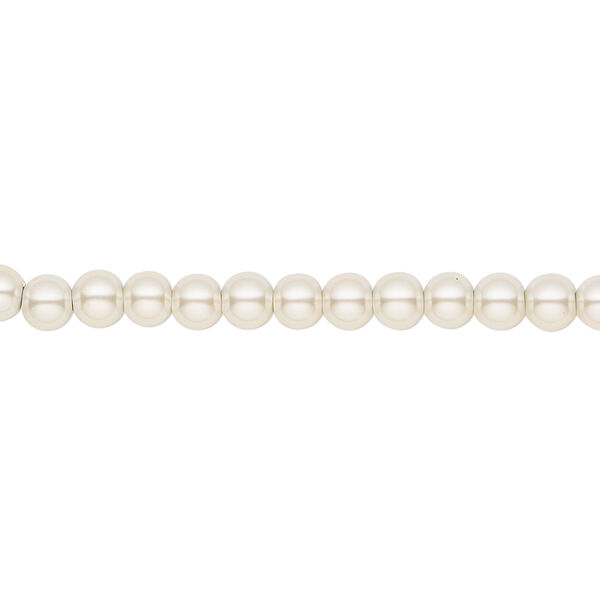 Hemalyke™ 1pkg1, pearlescent round bead 15.5-16 inch 4mm image number 0