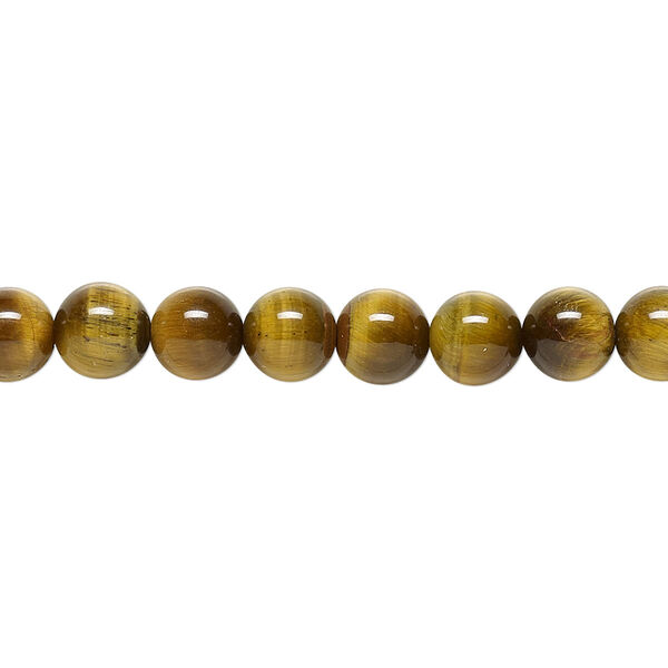 Tigereye 1pkg1, round bead natural B grade, 15.5-16 inch 6mm image number 0