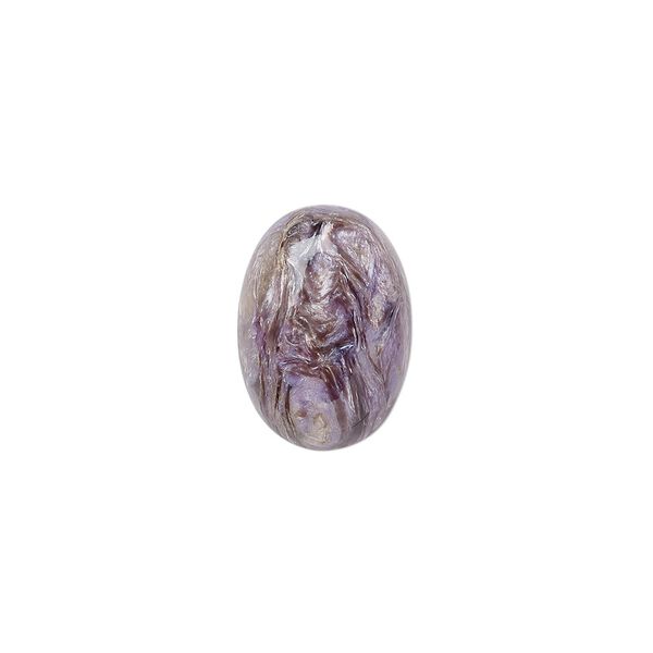 Charoite 1pkg1, calibrated oval cab 14x10mm image number 0