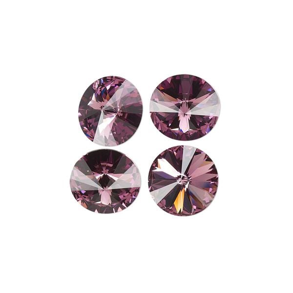Chaton 288pk iris foil back, Swarovski® 10.54-10.91mm rivoli SS47 1122 image number 0