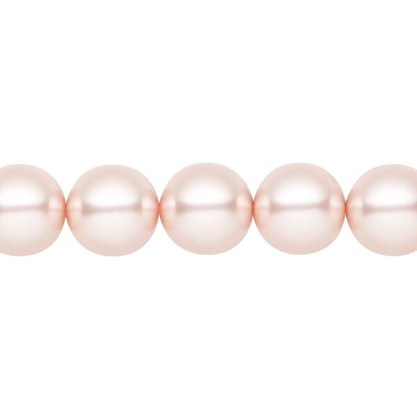 Pearl 10pk rosaline, Preciosa Czech crystal 10mm round image number 0