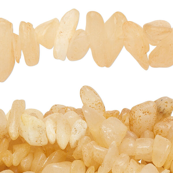 Yellow calcite 1pkg10, chip bead 34 inch medium image number 0