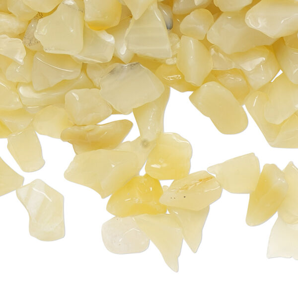 Yellow opal 1pkg1, undrilled inlay chip natural 2 oz mini image number 0