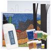 Sabrina Frey Bead Mosaic™ Starter Kit, glass / medium-density fiberboard / glue, pkg/1, multicolored, 8x10 inches with "Desert" design. image number 1