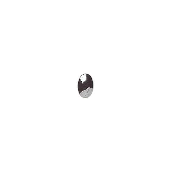 Cabochon, Hemalyke™ (man-made), 6x4mm calibrated oval. Sold per pkg of 16. image number 0