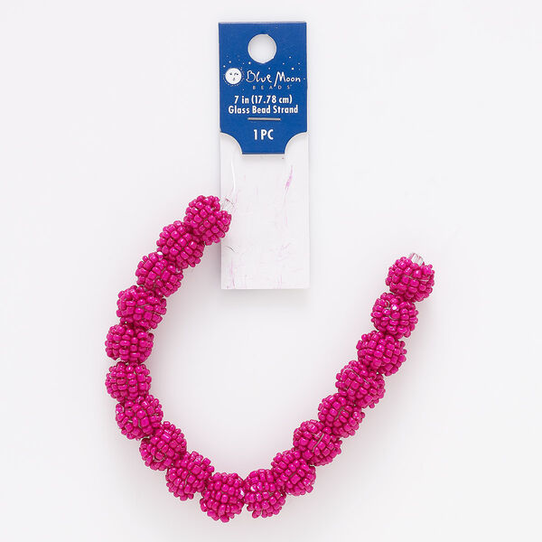 Bead, coated acrylic and glass, 12mm round. Sold per 7-inch strand. image number 0