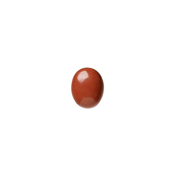 Red jasper 1pkg10, calibrated oval cab natural 10x8mm image number 0