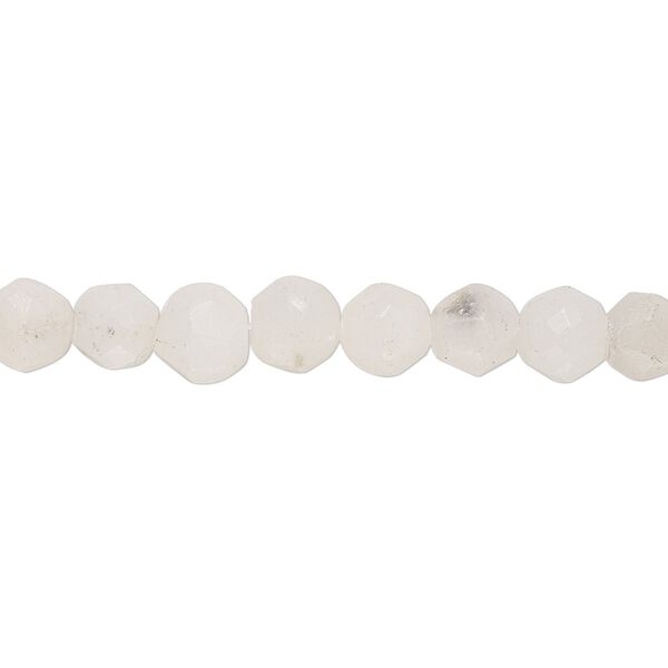 Mountain "jade" 1pkg1, hand-faceted round bead natural 8 inch 6-7mm image number 0