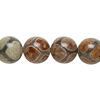 Agate 1pkg1, round bead 8 inch 12mm image number 0