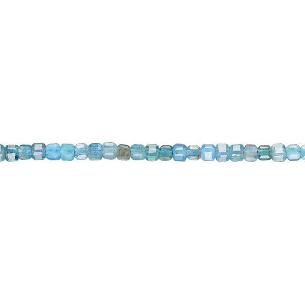 Apatite 1pkg1, faceted cube bead natural 15.5-16 inch 2mm image number 0