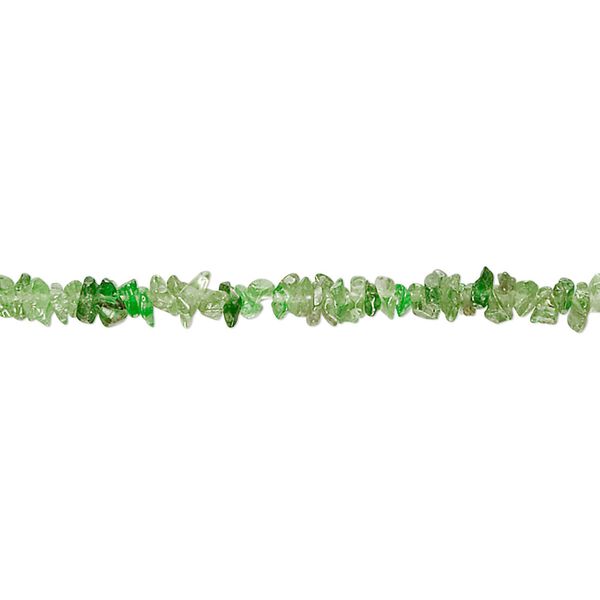 Tsavorite garnet 1pkg1, chip bead natural 15.5-16 inch mini image number 0