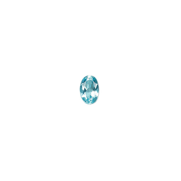 Apatite 1pkg1, hand-cut faceted oval gem natural 6x4mm image number 0