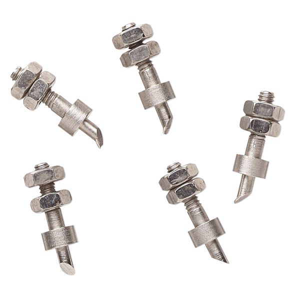 Replacement pin, carbon steel, 12x4mm with 1.5mm round punch. Sold per pkg of 5. image number 0