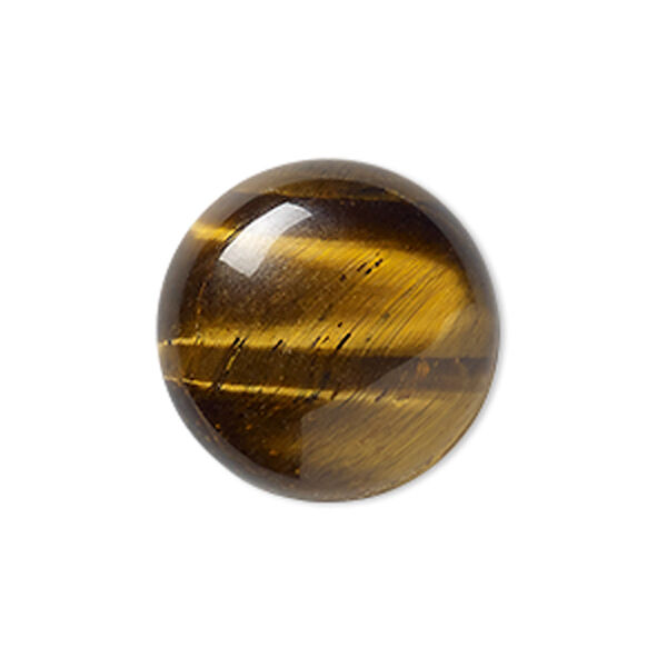 Tigereye 1pkg2, calibrated round cab natural 18mm image number 0