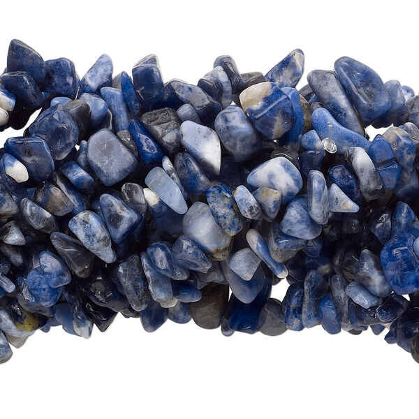 Sodalite 1pkg10, chip bead natural 34 inch medium image number 0