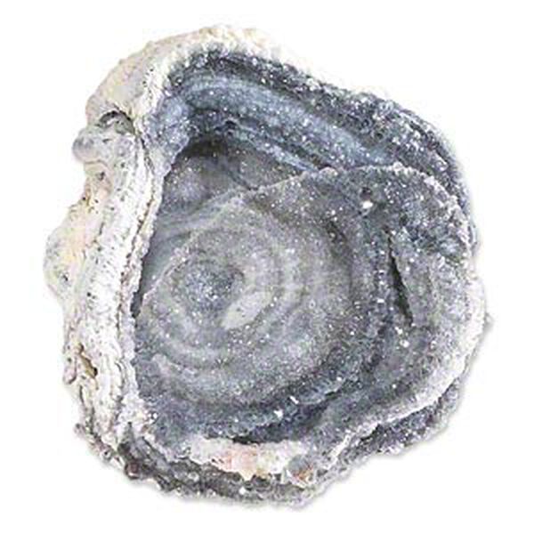 Agate 1pkg1, undrilled druzy freeform slice focal natural 38x35mm-42x38mm image number 0