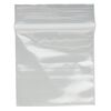Bag, Tite-Lip™, plastic, clear, 1-1/2 x 1-1/2 inch top zip. Sold per pkg of 100. image number 1