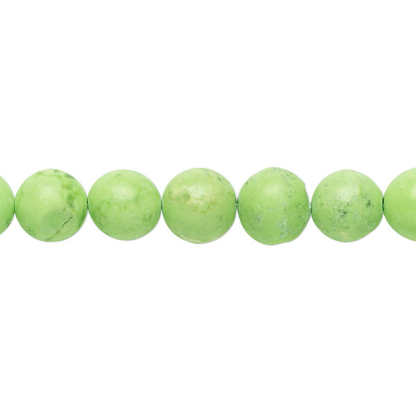 Magnesite 1pkg1, round bead 15.5-16 inch 8mm image number 0