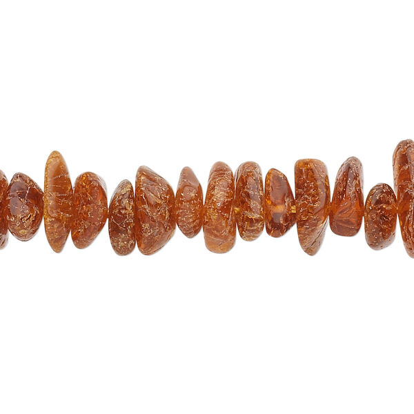 Amber 1pkg1, chip bead 15.5-16 inch medium image number 0