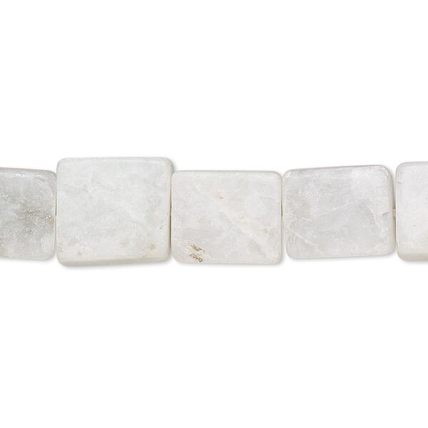 Amazonite 1pkg1, flat rectangle bead natural 15 inch 11x9mm-12x10mm image number 0